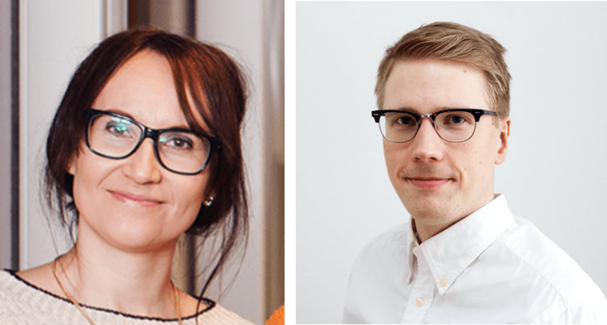 Photo Left: Sanna Heikkinen, Senior researcher, Finnish Cancer Registry. Photo Right: Tomas Tanskanen MD, PhD, Chief Medical Officer at Finnish Cancer Registry